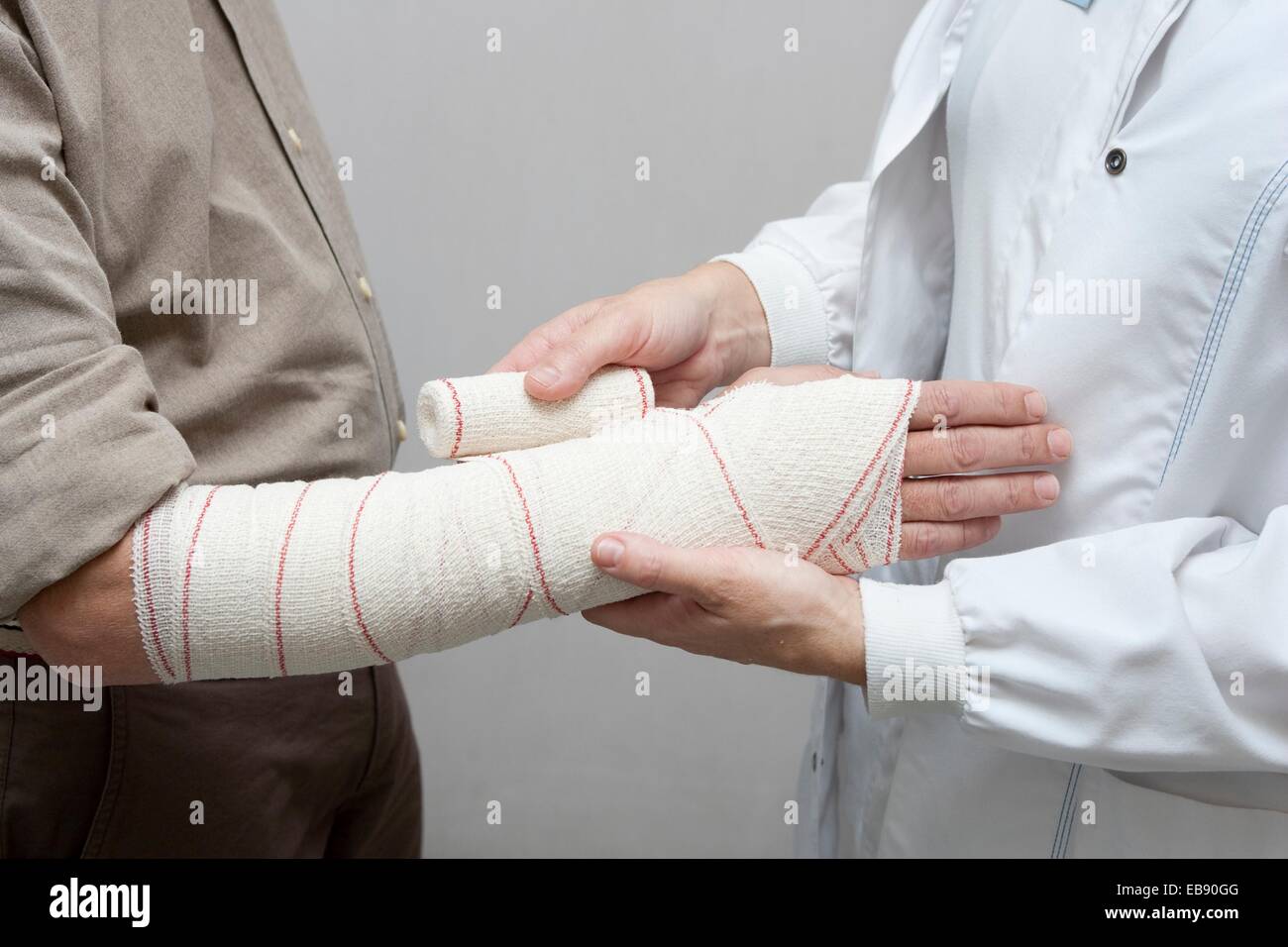 Arm bandage Stock Photo - Alamy