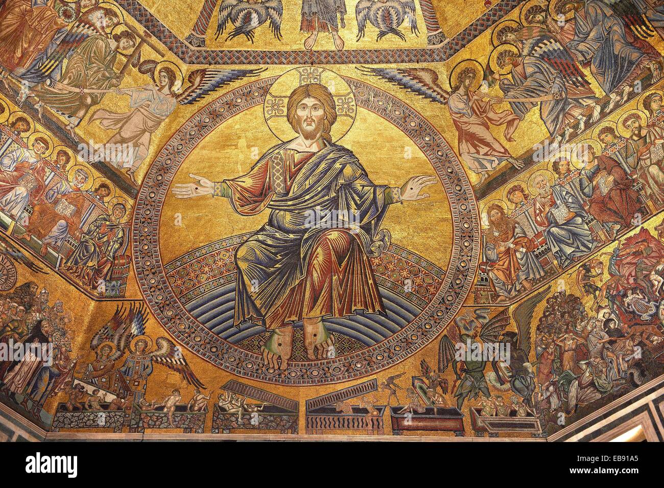 The Medieval Mosaics The Ceiling The Baptistry Florence Duomo