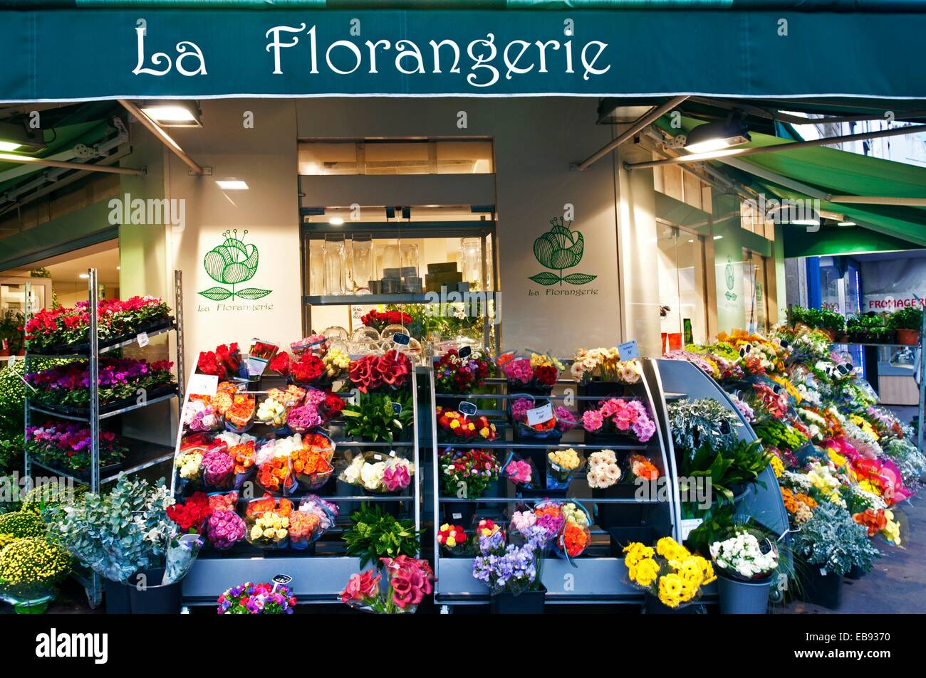 Parisian florist, Paris, France Stock Photo Alamy