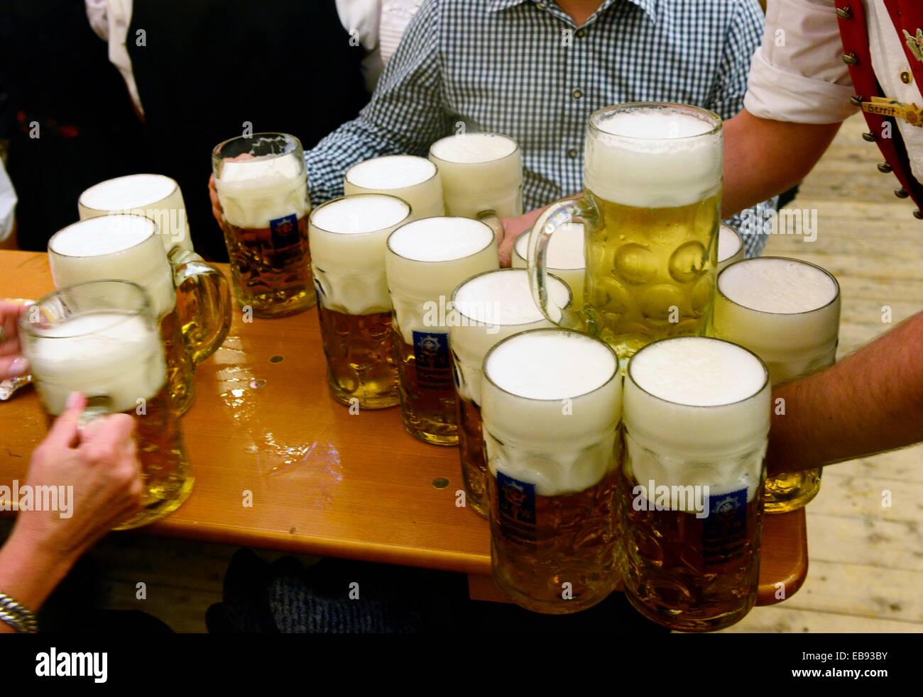 Beer at Oktoberfest in Munich,Germany Stock Photo Alamy