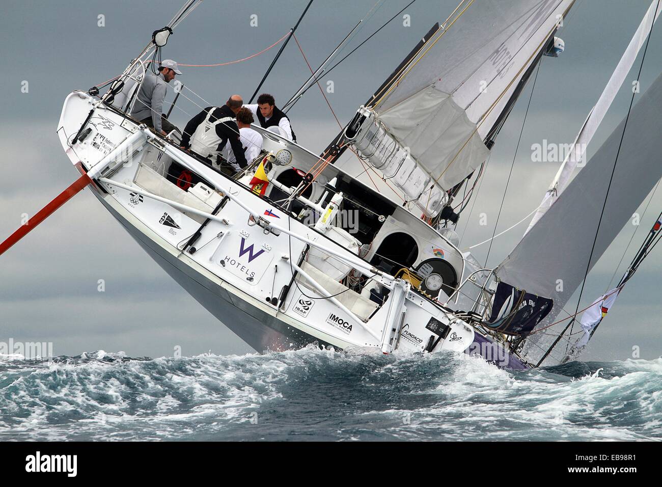 ocean racing sailboat