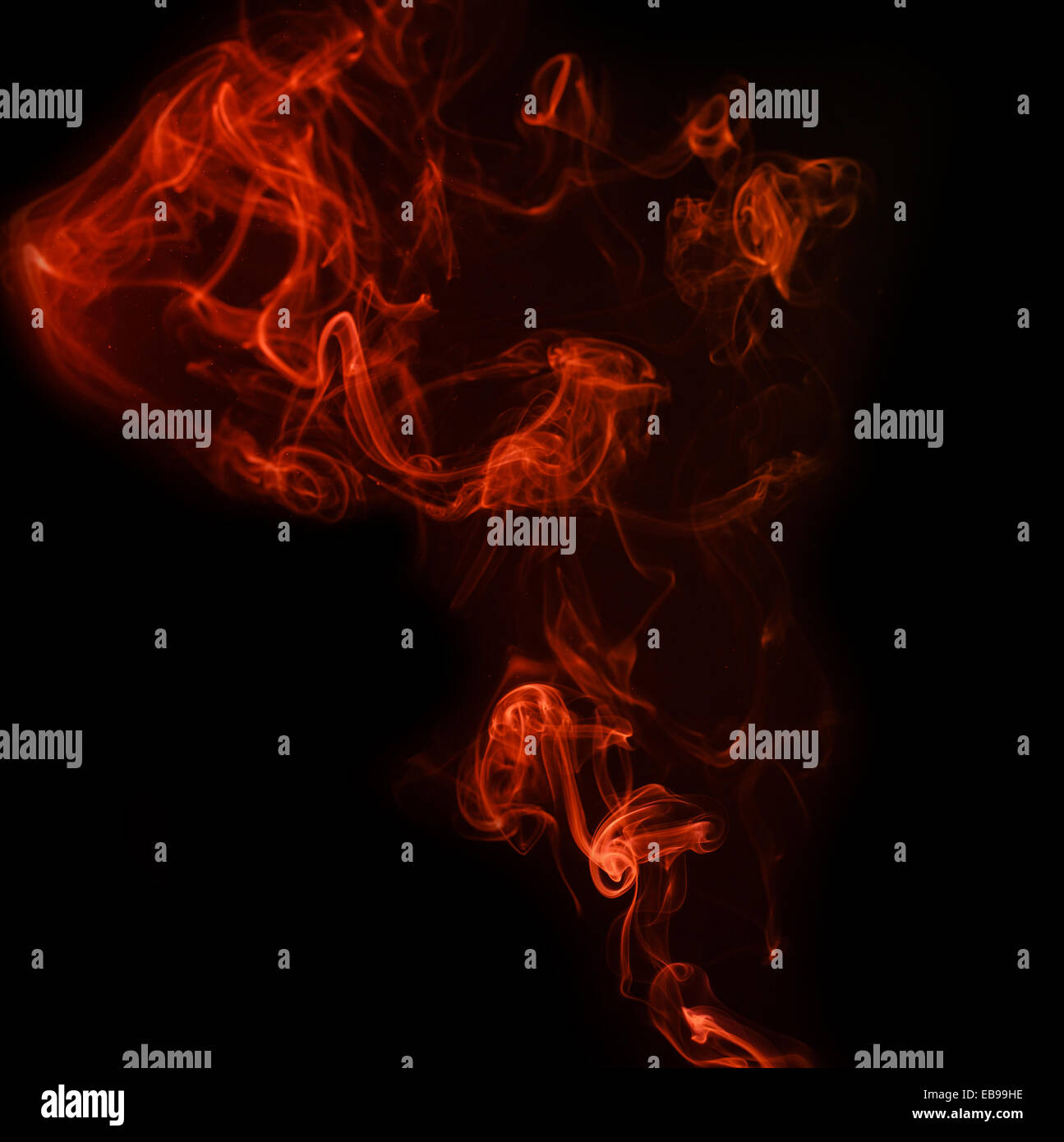 Abstract smoke moves on a black background Stock Photo - Alamy