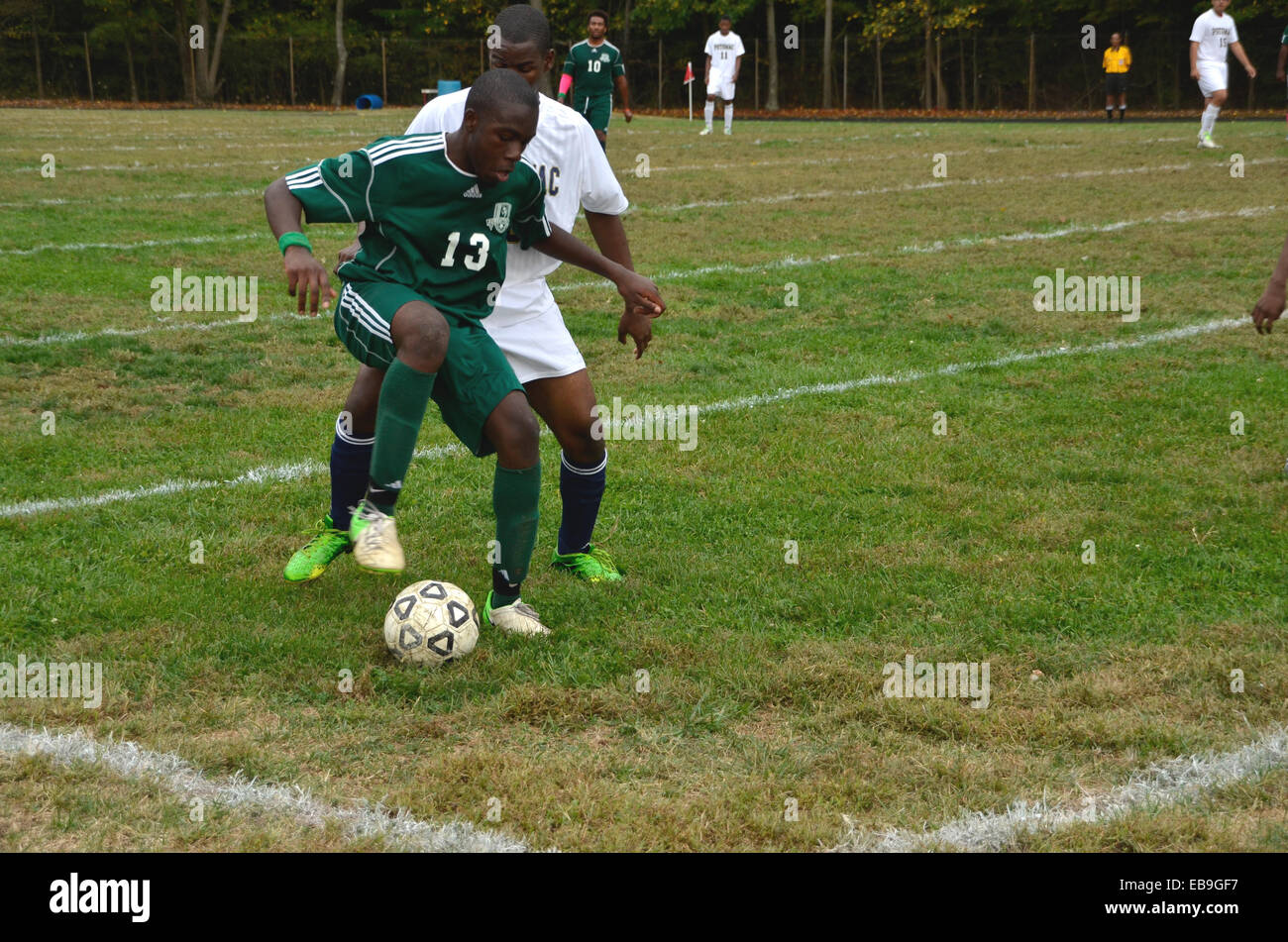 High school soccer Stock Photo