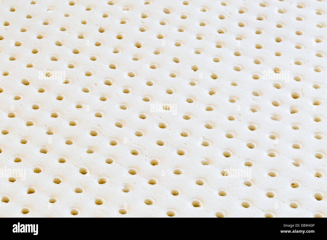 texture of natural latex layer used in  organic mattress Stock Photo