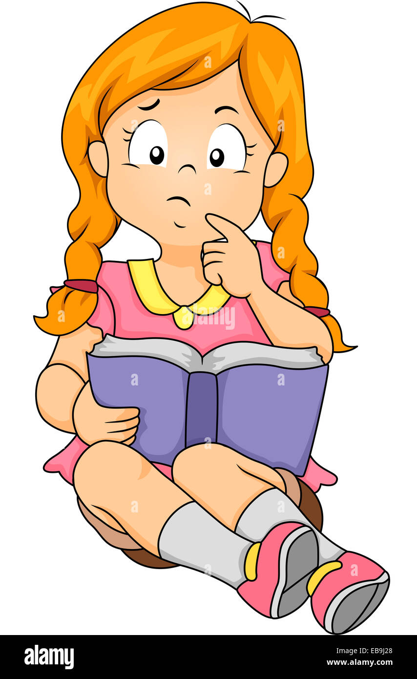 Картинка девочка думает на прозрачном фоне