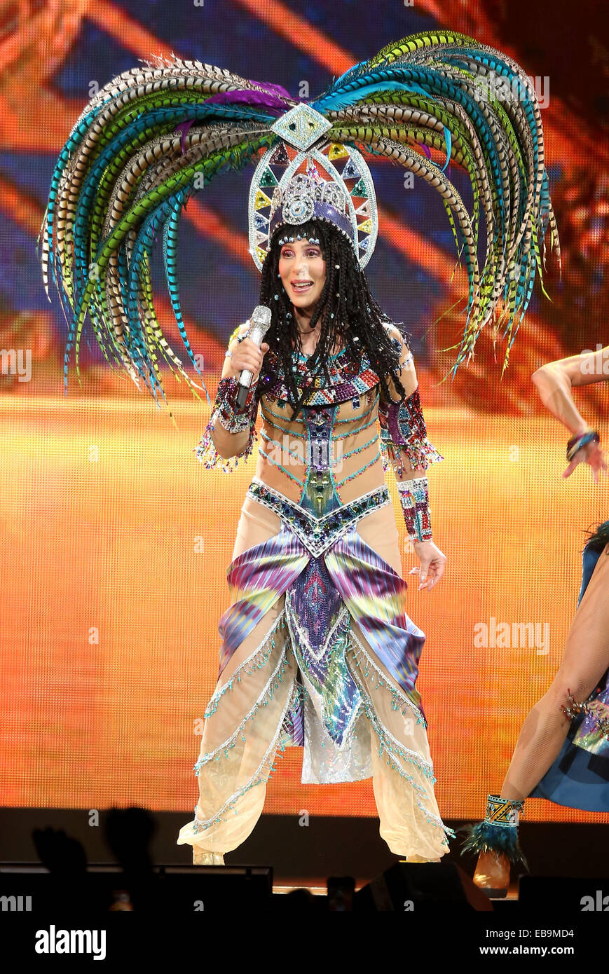 Cher In Concert at MGM Grand Garden Arena Las Vegas Featuring: Cher ...