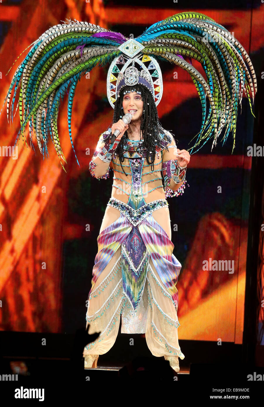 Cher In Concert at MGM Grand Garden Arena Las Vegas Featuring: Cher ...