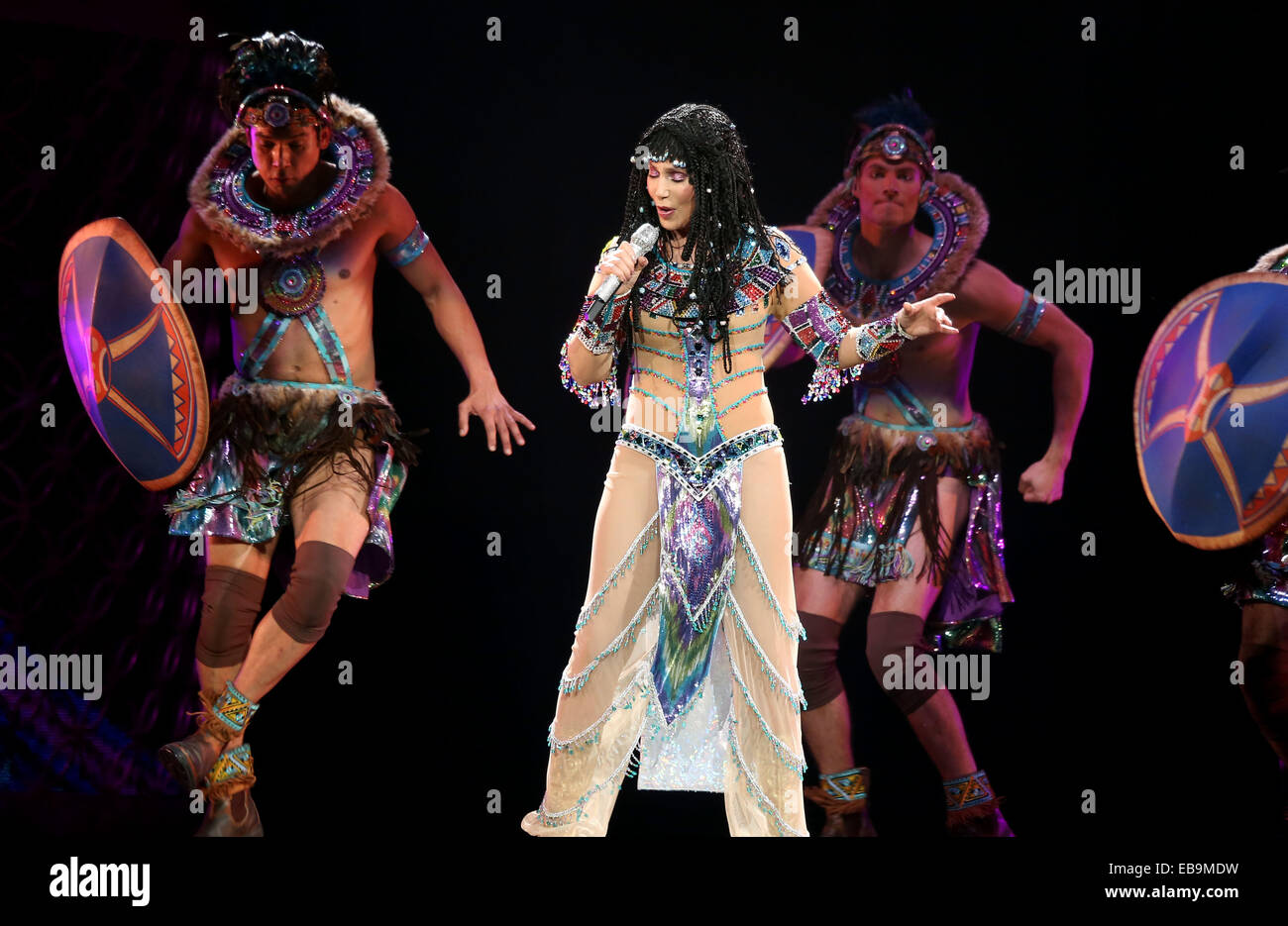 Cher In Concert at MGM Grand Garden Arena Las Vegas Featuring: Cher ...