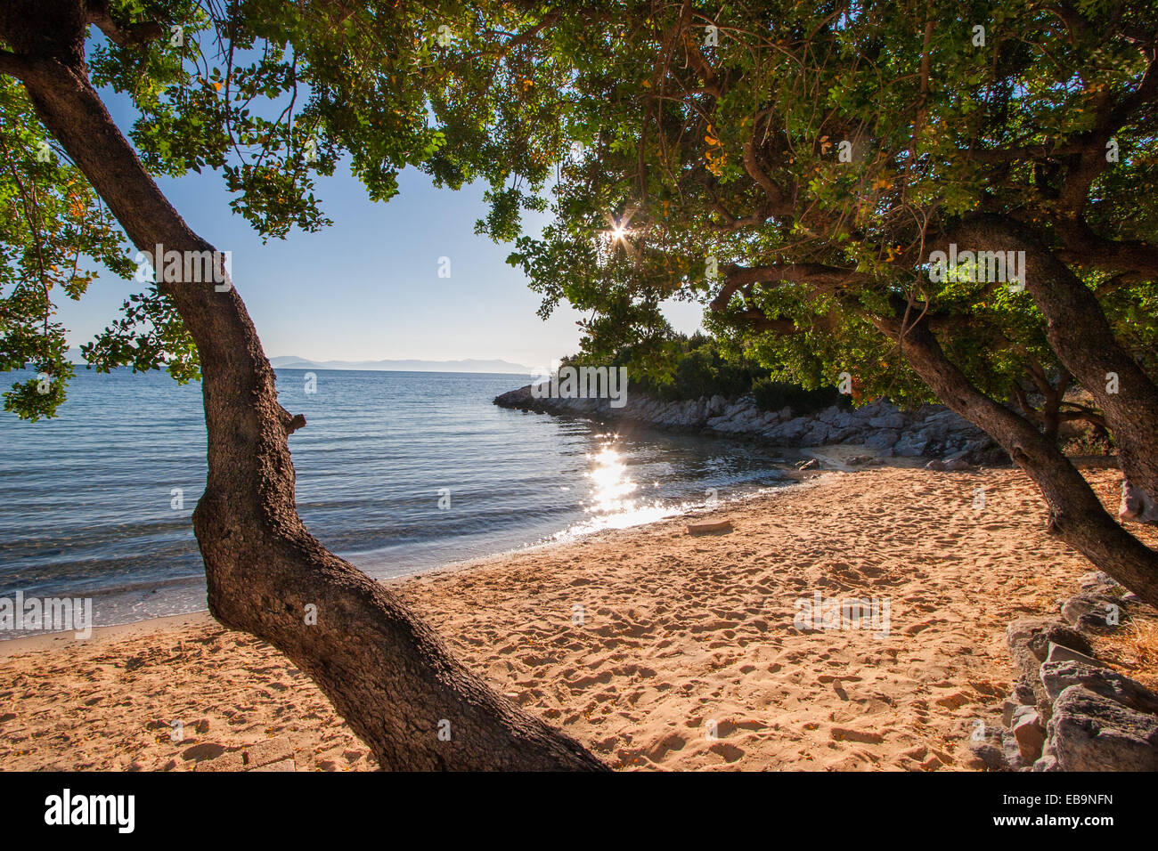 Tserfou beach. Arcadia, Peloponnese, Greece Stock Photo