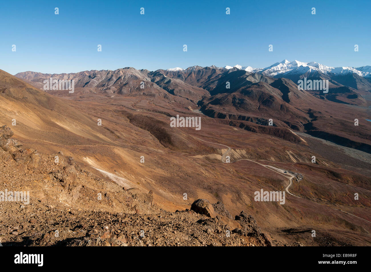 Alaska Range, Denali National Park, Alaska, United States Stock Photo