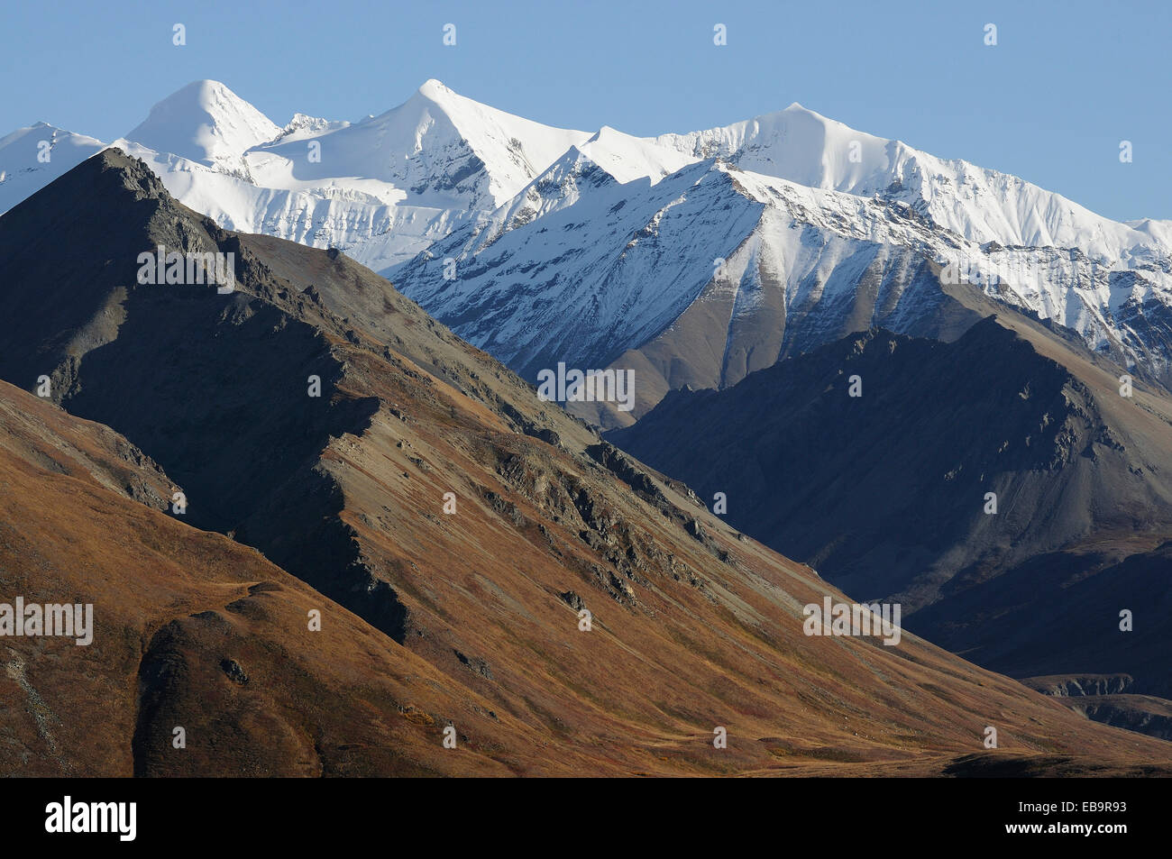 Alaska Range, Denali National Park, Alaska, United States Stock Photo