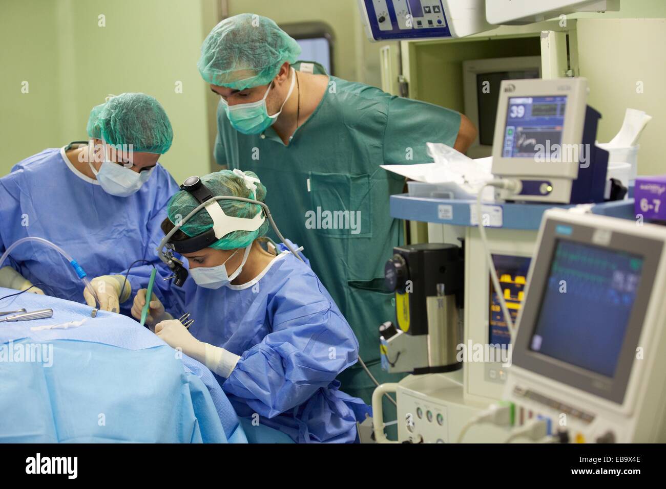 Tonsillectomy Surgeons Performing A Tonsillectomy Tonsil Removal