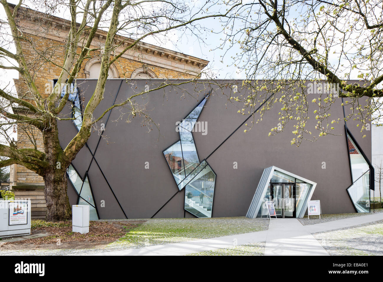 Felix Nussbaum House art museum, architect Daniel Libeskind, Osnabrück, Lower Saxony, Germany Stock Photo
