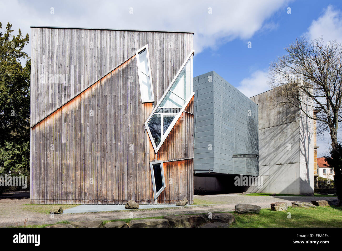 Felix Nussbaum House art museum, architect Daniel Libeskind, Osnabrück, Lower Saxony, Germany Stock Photo