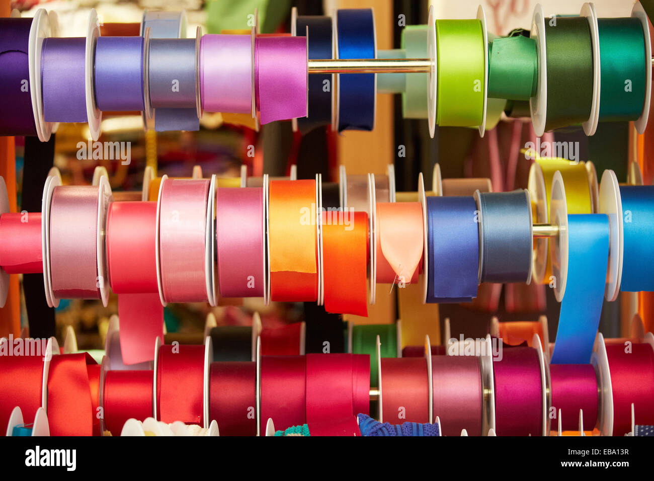Colorful Display Of Ribbons High Resolution Stock Photography and ...