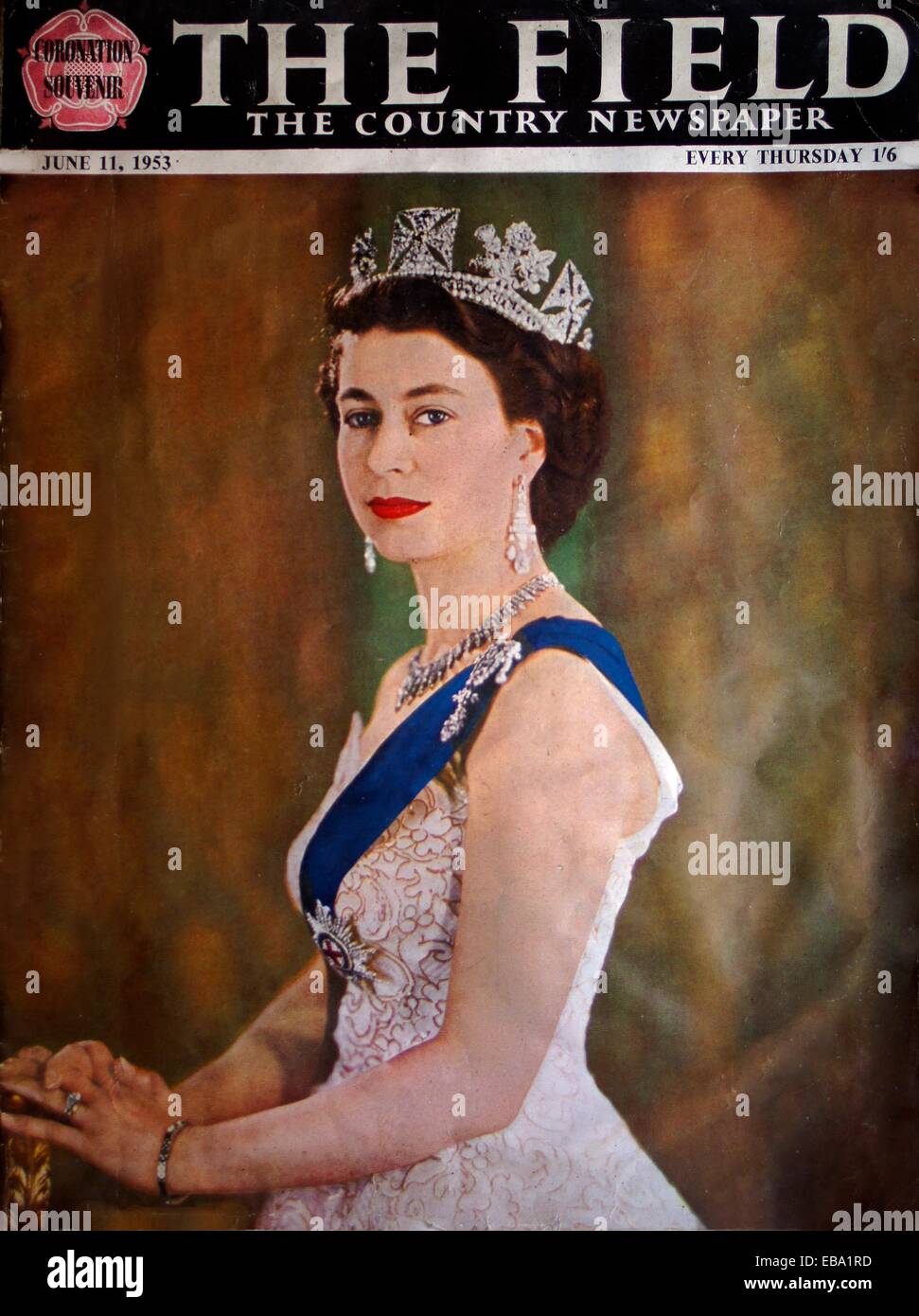 Coronation 1953 color hi-res stock photography and images - Alamy