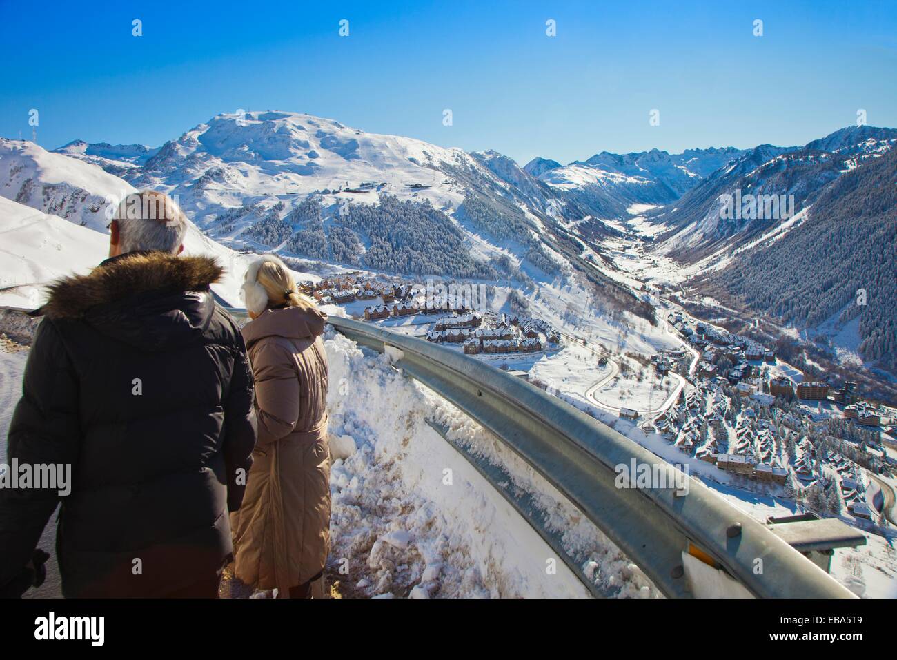 Baqueira Beret Ski resort Pyrenees Vall D´Aran Aran valley Lleida Catalonia  Spain Stock Photo - Alamy