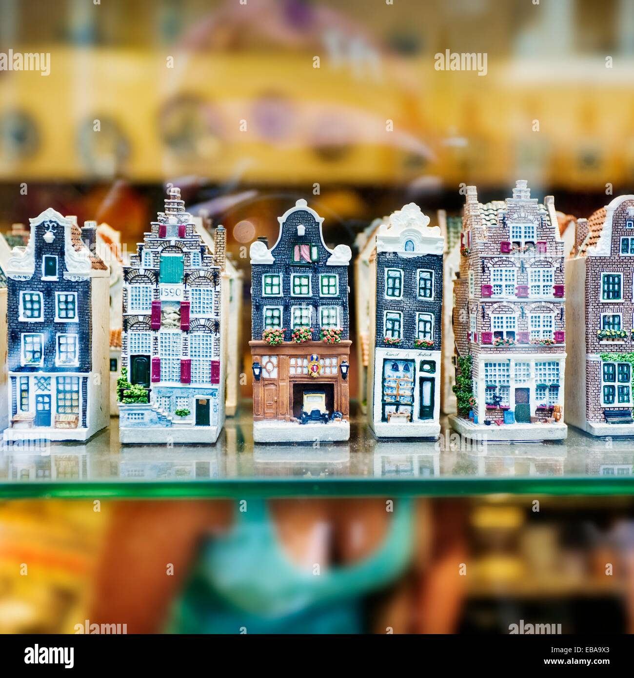 Dutch Houses, Souvenirs, Amsterdam, Netherlands Stock Photo Alamy