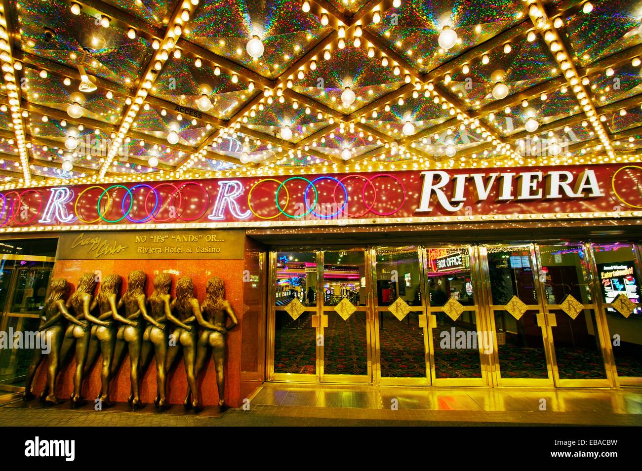 Riviera Hotel and Casino, Las Vegas, Nevada, USA, 1956. Artist: Unknown  Stock Photo - Alamy