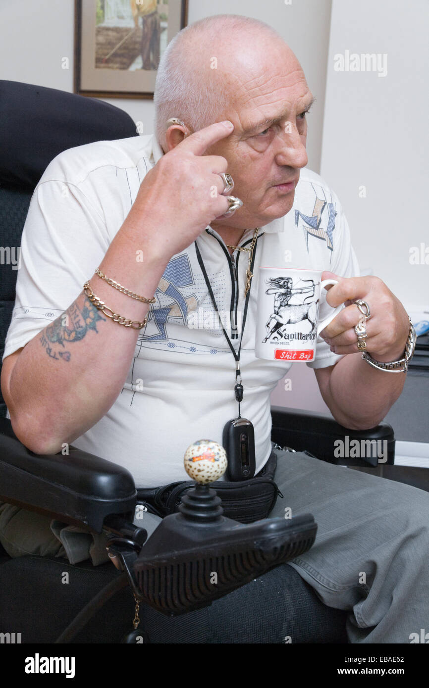 Old man wheelchair thinking hi-res stock photography and images - Alamy