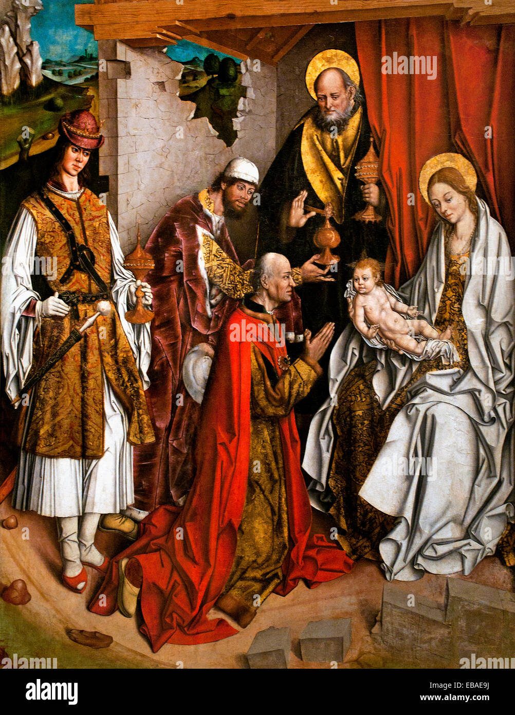 Epiphany 1480 Fernando Gallego  Salamanca 1440 -1507 Spain Spanish Stock Photo