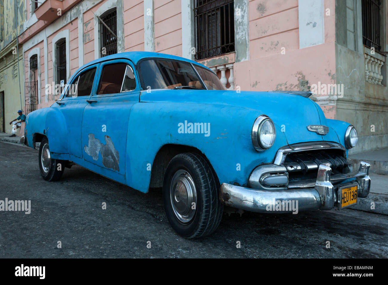 Vintage Chevrolet from the 1940s, Havana, Cuba Stock Photo