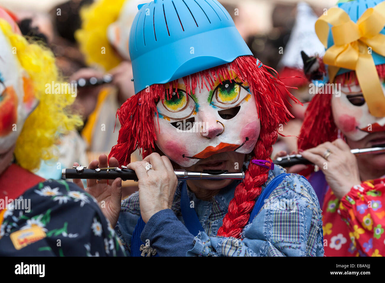 Basler Fasnacht, Carnival of Basel, Basel, Switzerland Stock Photo