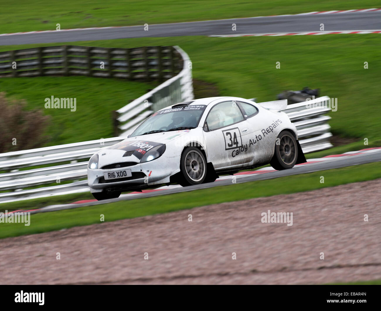 Ford Puma S1600 Rally Car in the Neil Howard Memorial Trophy Special Stages  at Oulton Park Cheshire England United Kingdom UK Stock Photo - Alamy