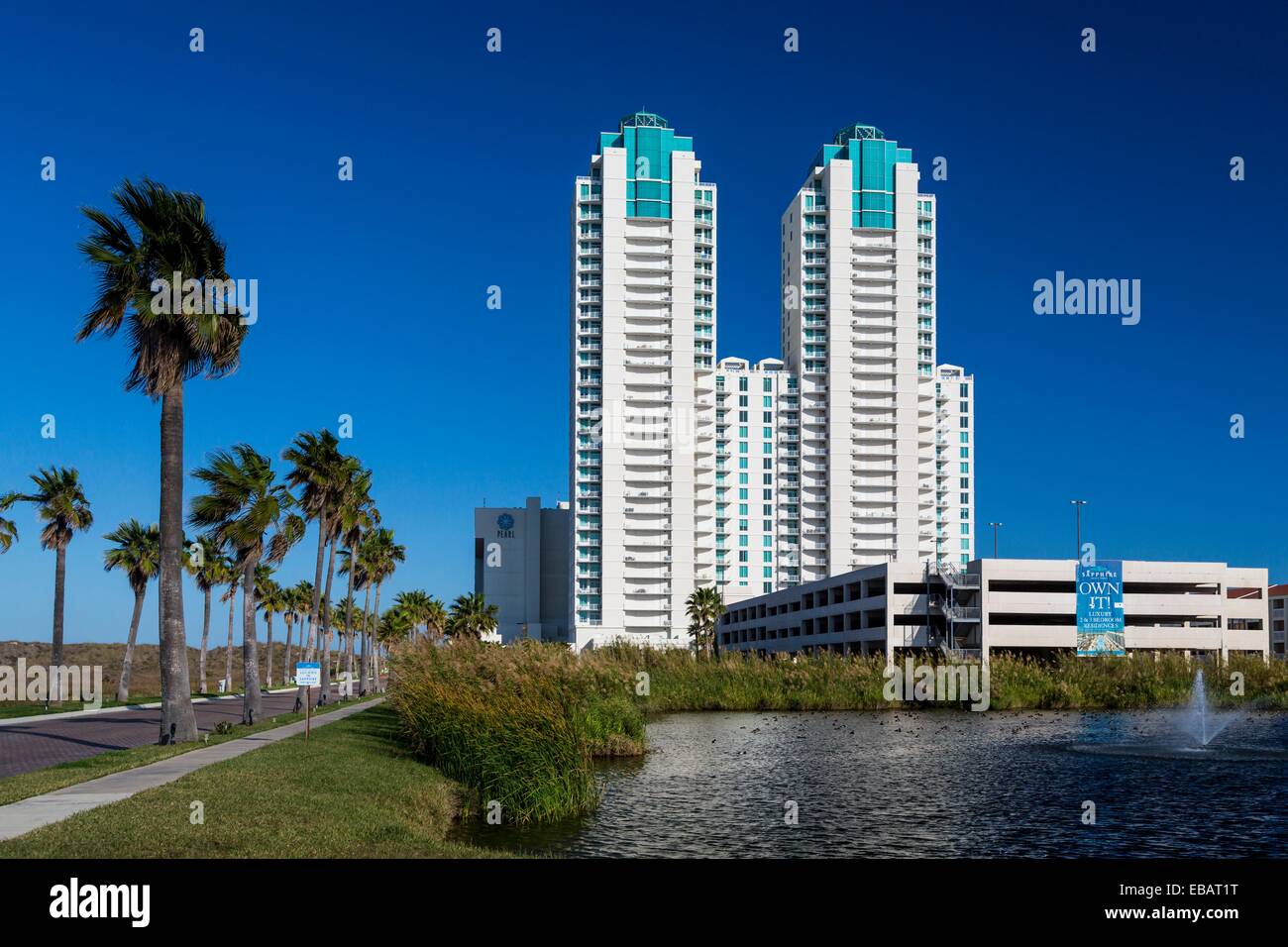 The Pearl Resort on South Padre Island, Texas, USA Stock Photo Alamy