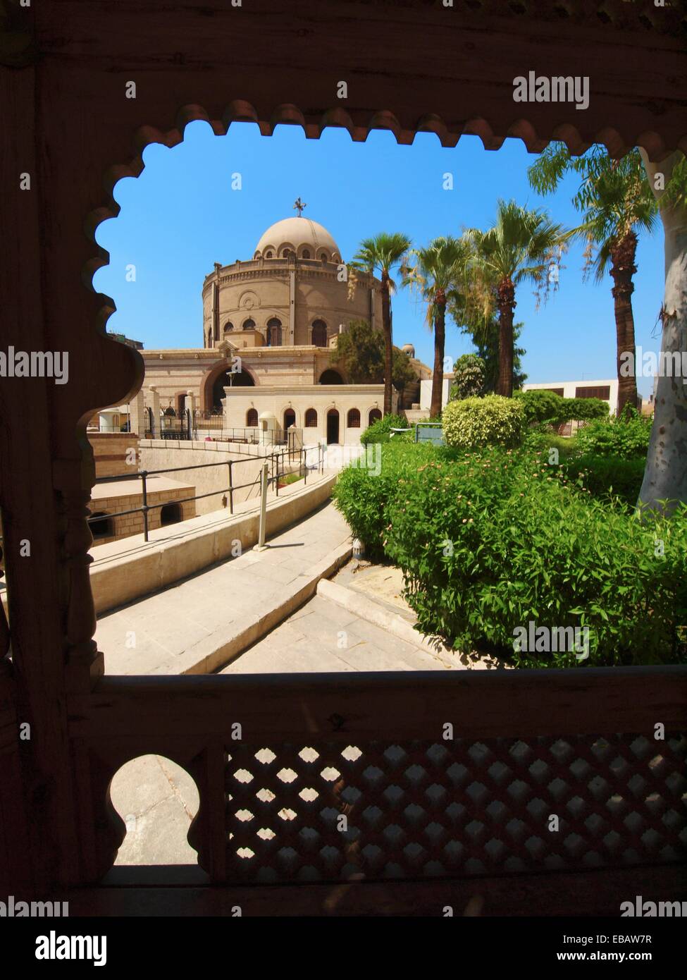 Ruins of the wall of Fortress of Babylon next to Coptic Museum in old  Cairo, Egypt Stock Photo - Alamy