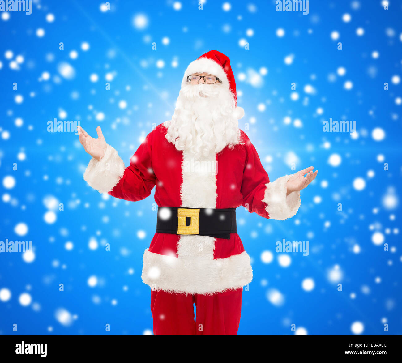 man in costume of santa claus Stock Photo - Alamy