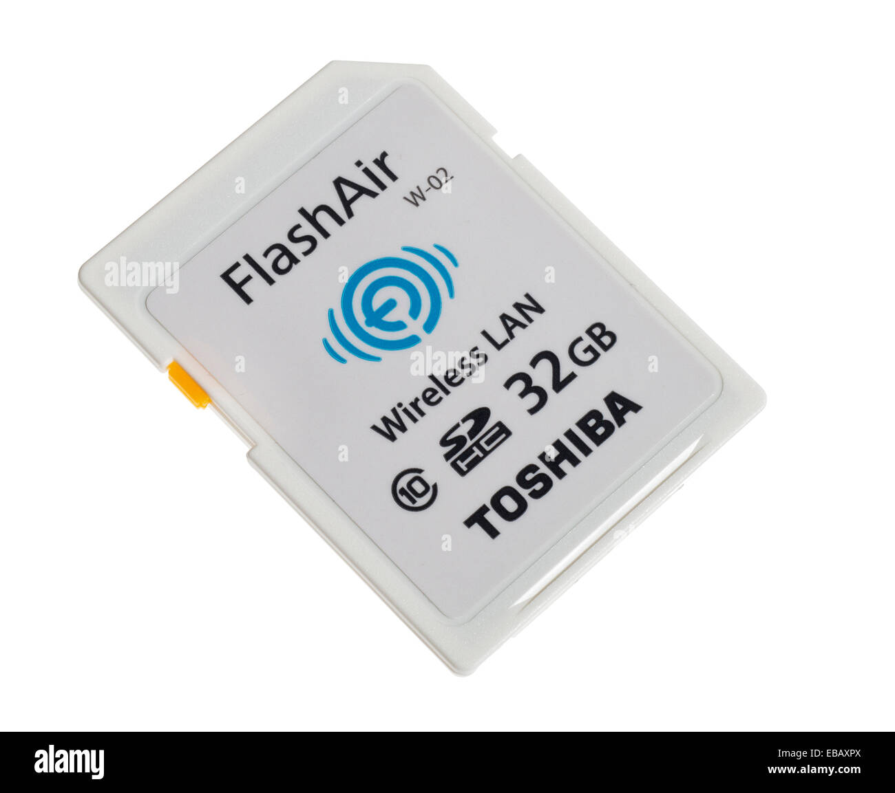 Wireless LAN SD memory card by Toshiba. 32 GB FlashAir card Stock Photo -  Alamy