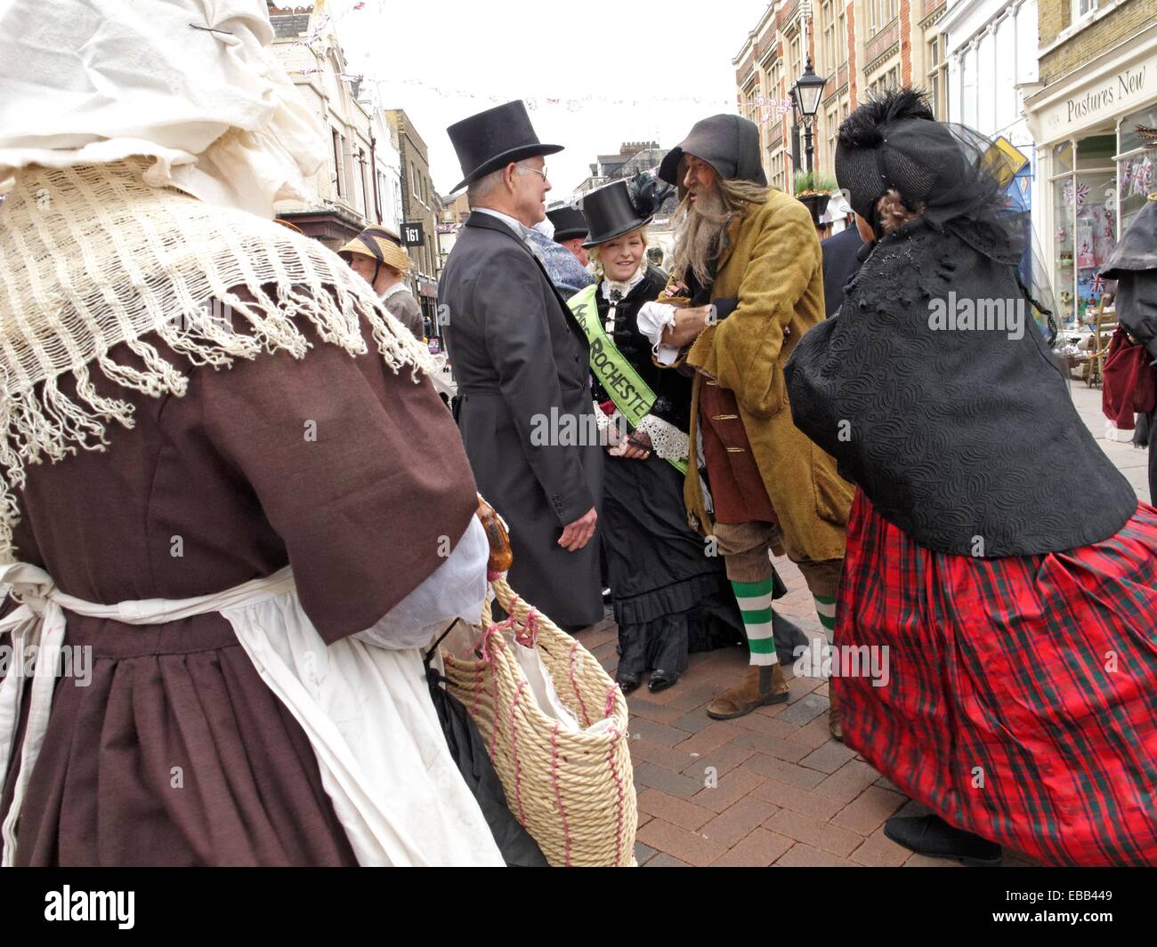 The Rochester Dickens Summer Festival took place on June celebrating the anniversary of Dickens birth  City of Rochester Stock Photo