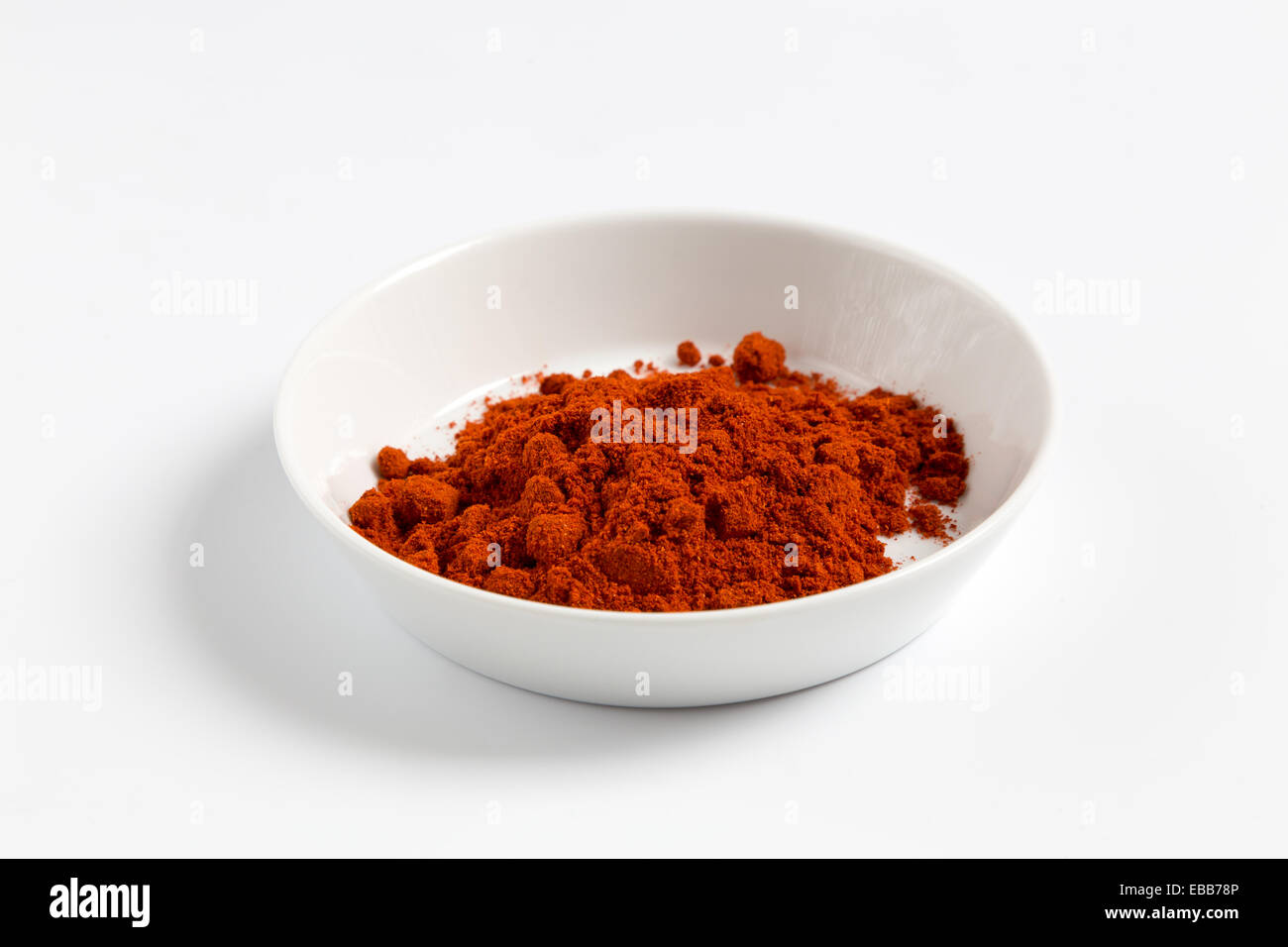 Paprika in a bowl as a Cut. Stock Photo