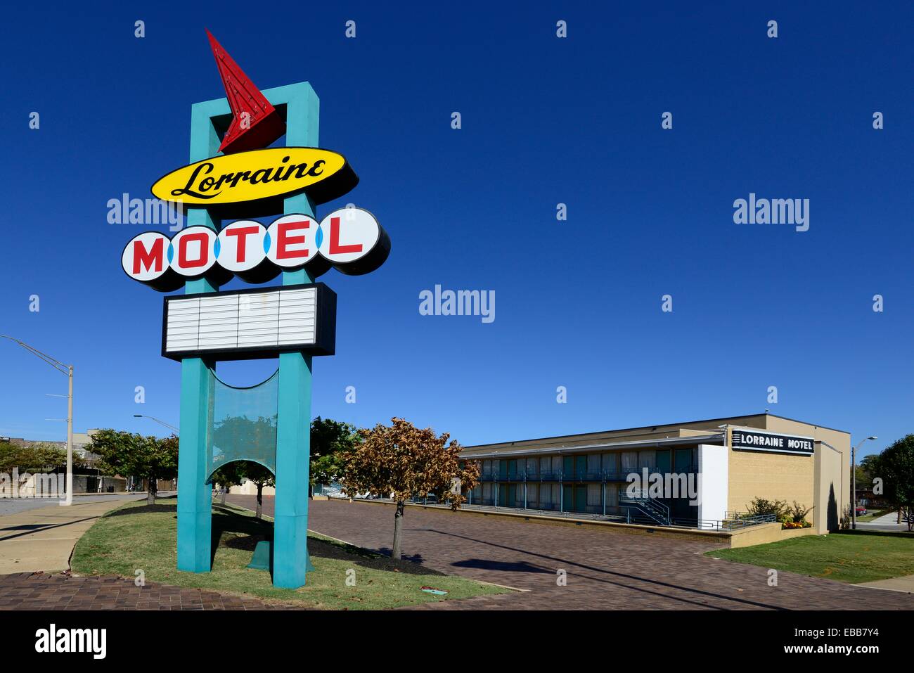 Lorraine Motel Martin Luther King Assassination Memphis Tennessee TN Stock Photo