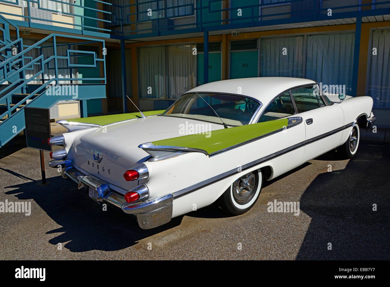 Courtyard Cars Lorraine Motel Martin Luther King Assassination Memphis