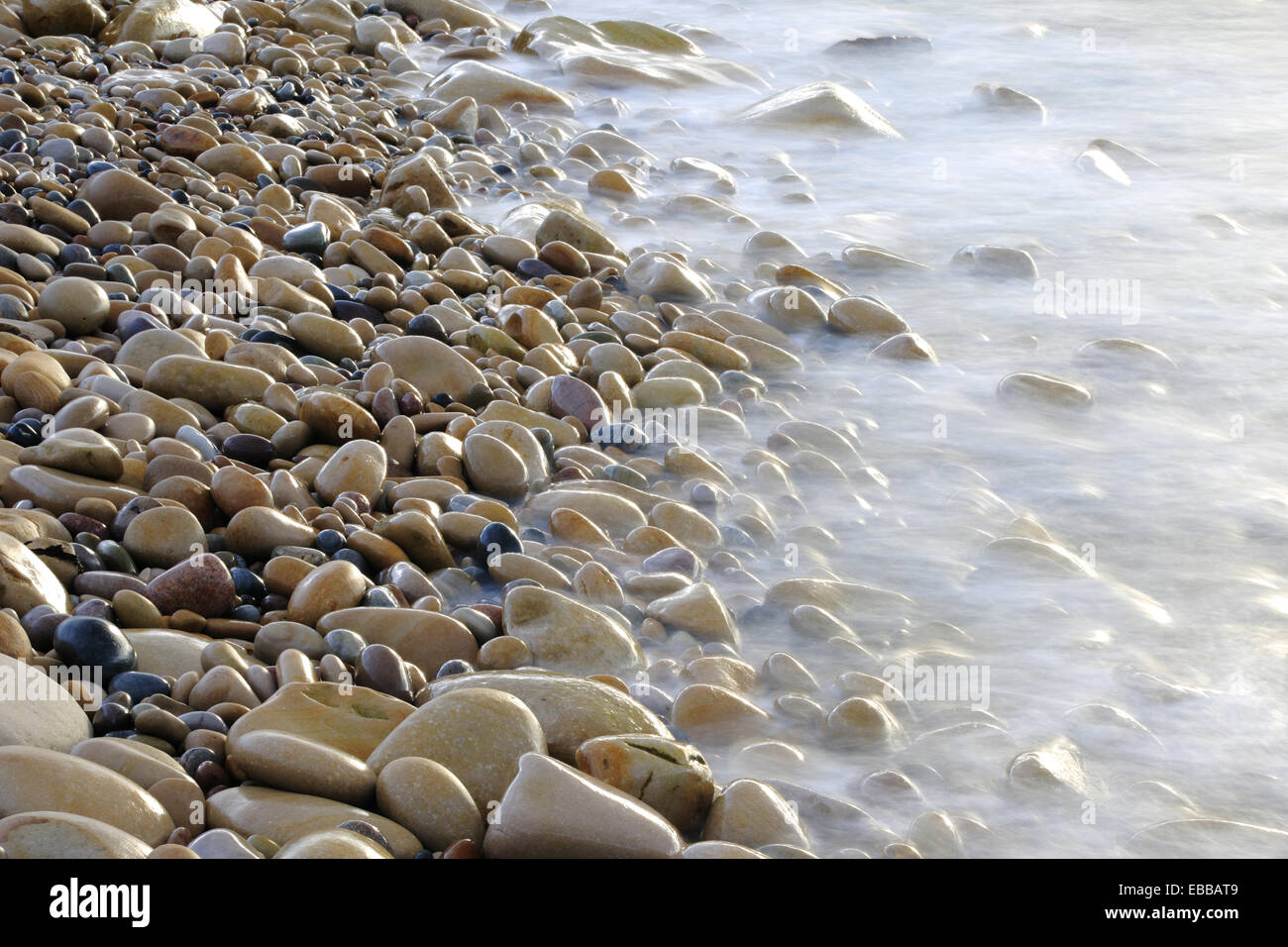 pebble beach, Scotland Stock Photo Alamy