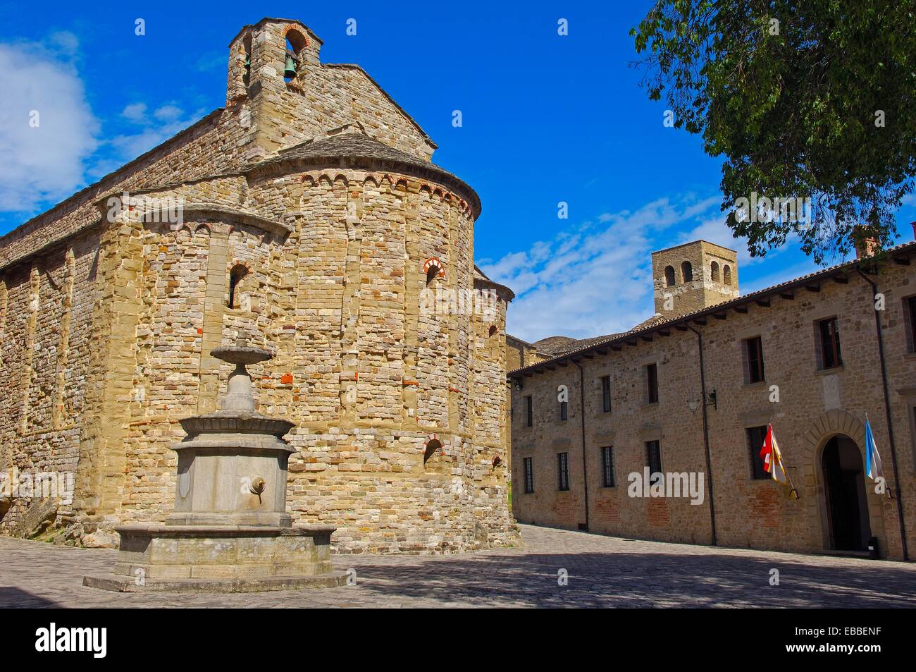 San Leo, San Leo church, Marche, Italy Stock Photo Alamy