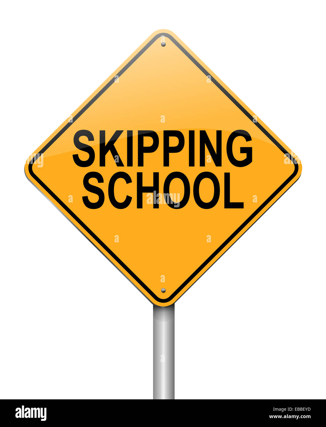 Skipping school concept. Stock Photo