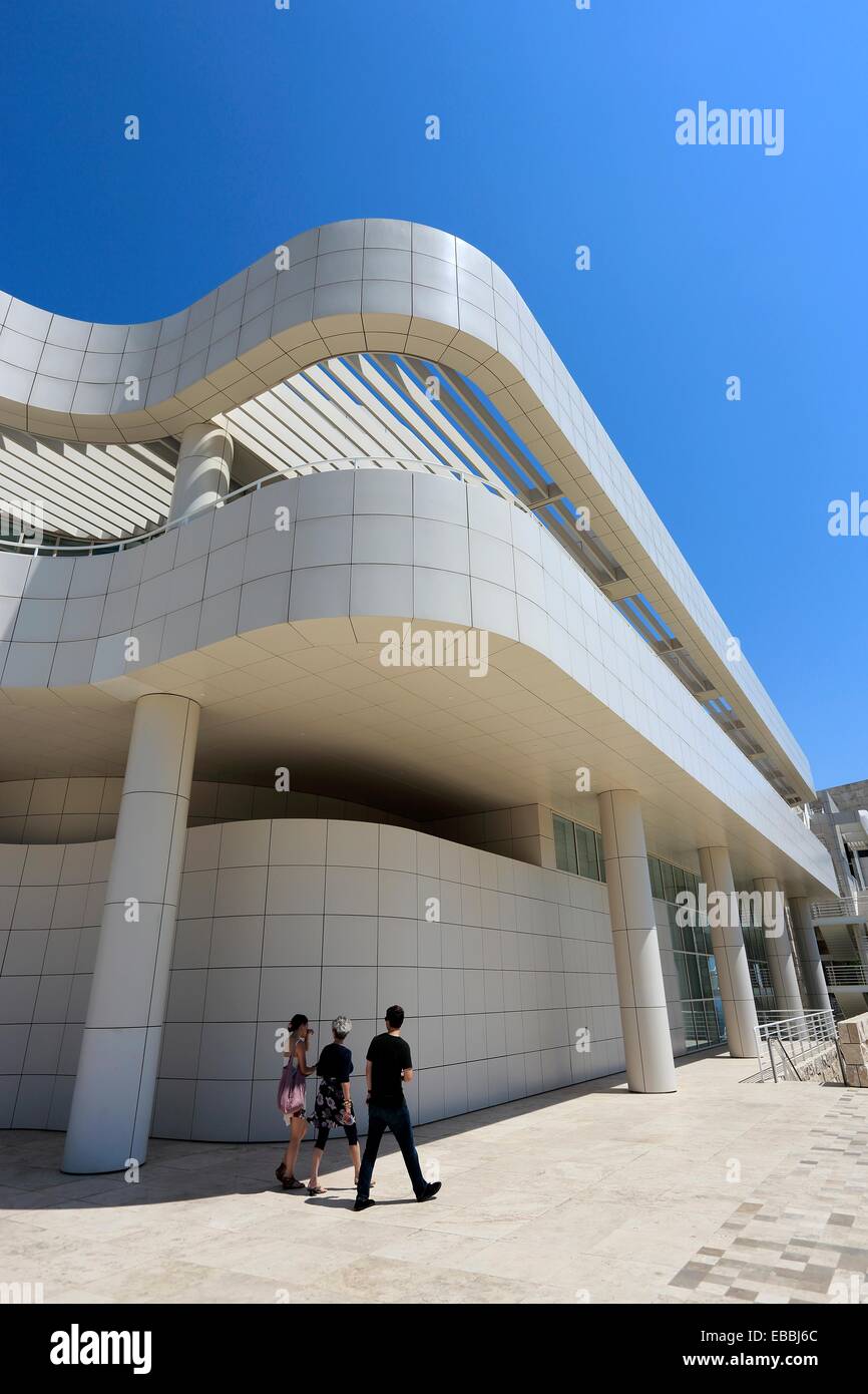 Exhibitions Pavilion in Getty Center. Los Angeles. California. USA