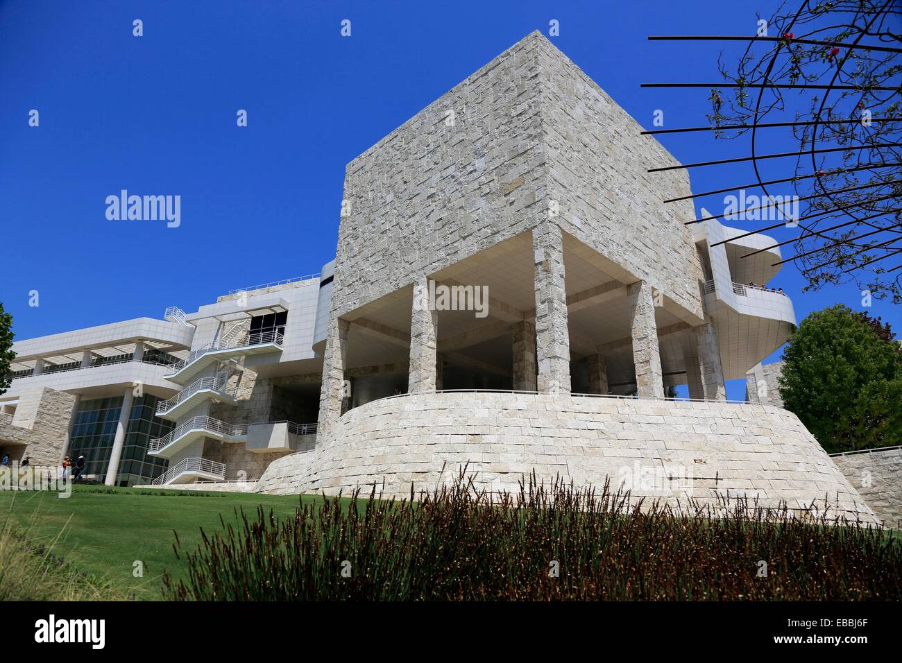 Exhibitions Pavilion in Getty Center. Los Angeles. California. USA