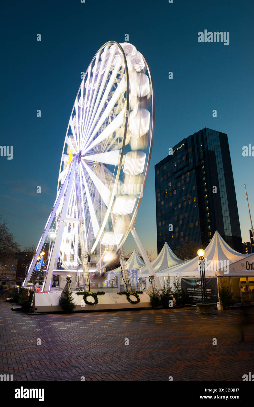 Birmingham's Big Wheel in Centenary Square, England, UK Stock Photo Alamy