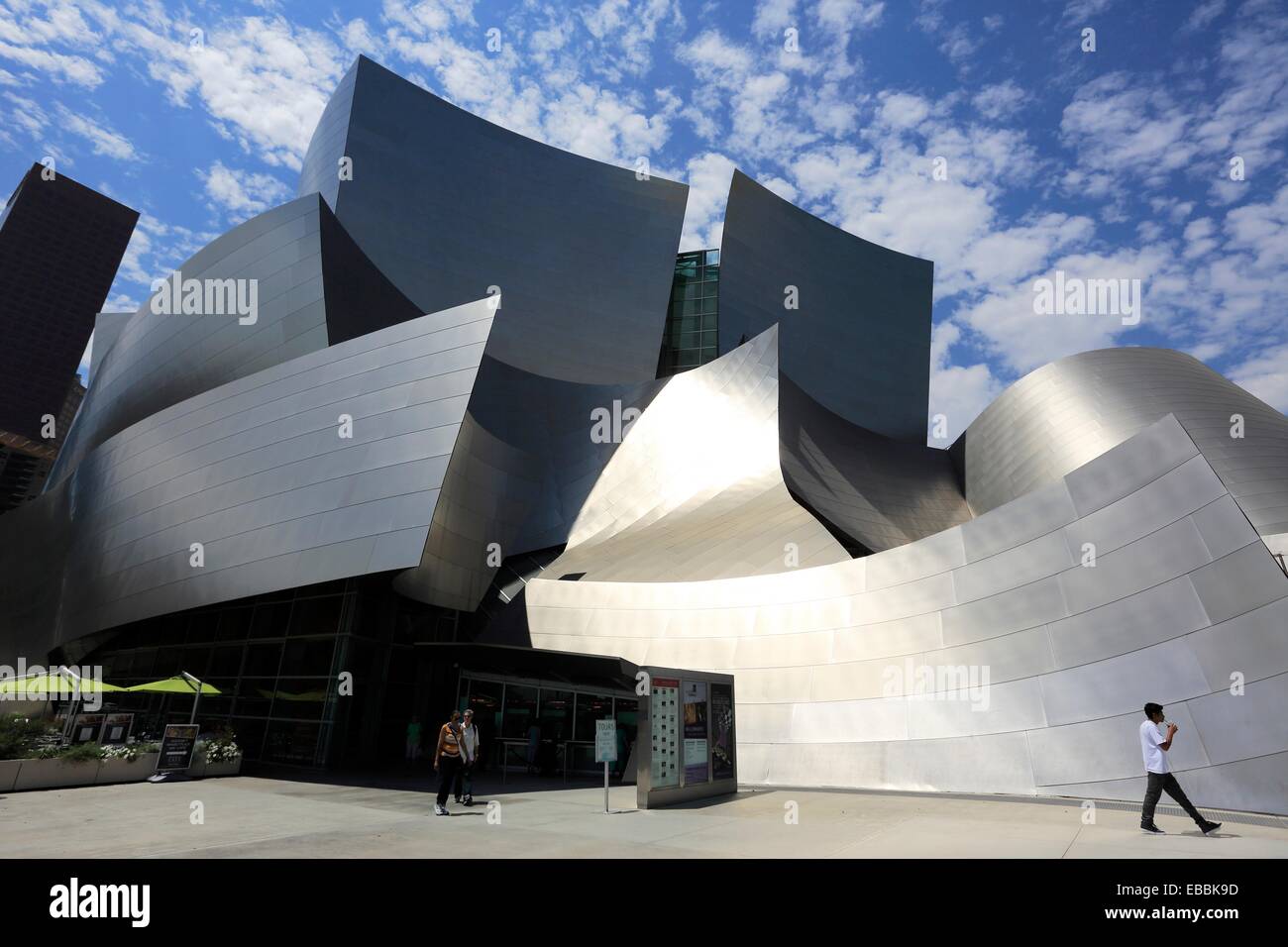 The exterior view of Walt Disney Concert Hall. Los Angeles. California. USA. Stock Photo
