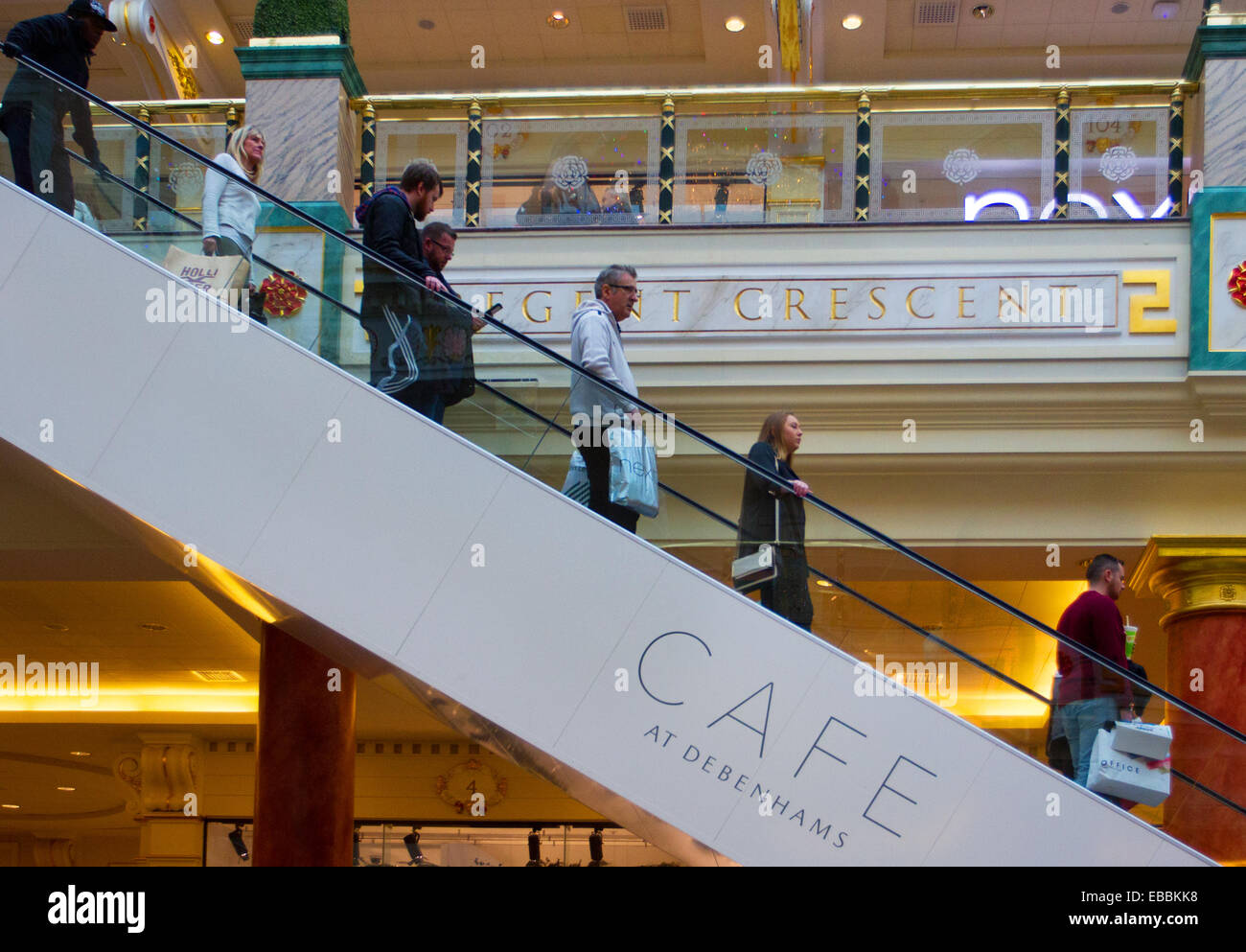 INTU Trafford shopping centre in Manchester. Trafford Centre shopping