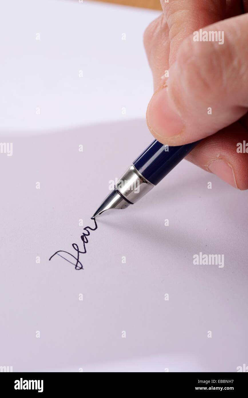 Pen A Letter High Resolution Stock Photography and Images Alamy