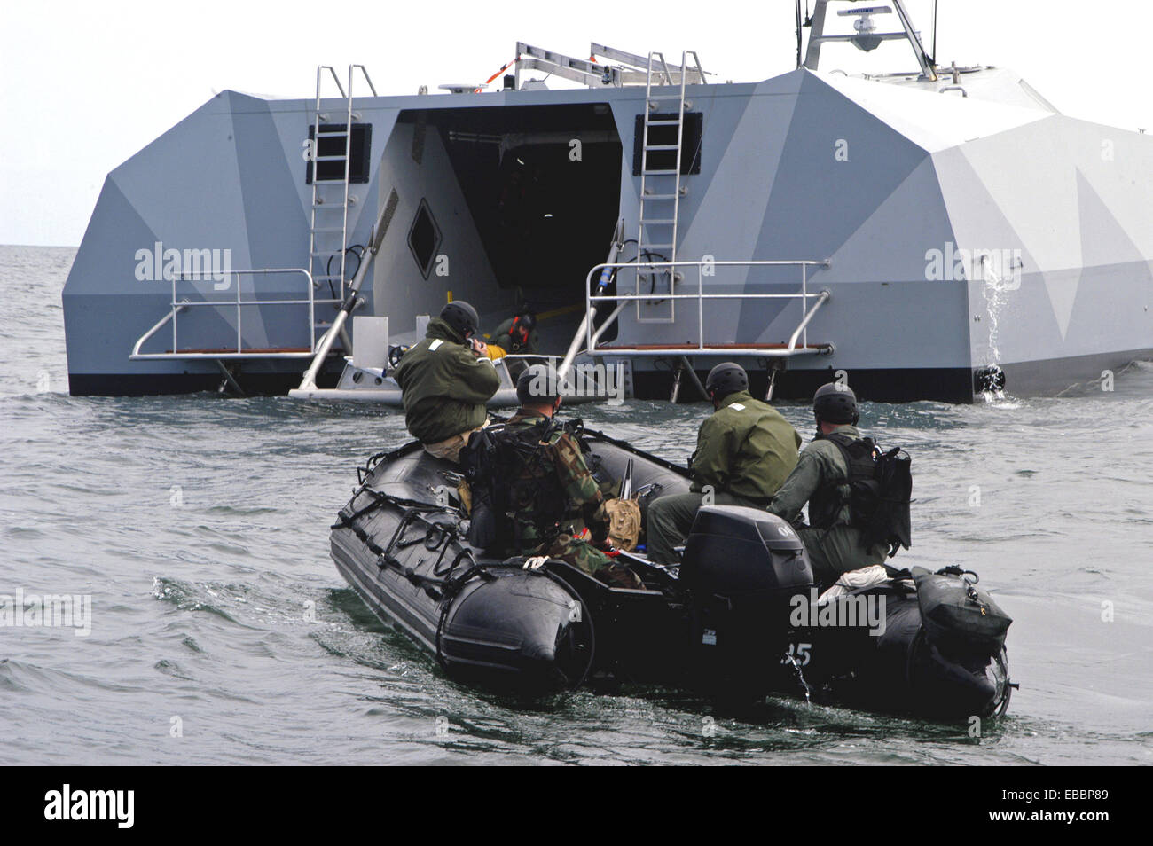 San Diego (May 6, 2006) Sailors assigned to Naval Special Clearance
