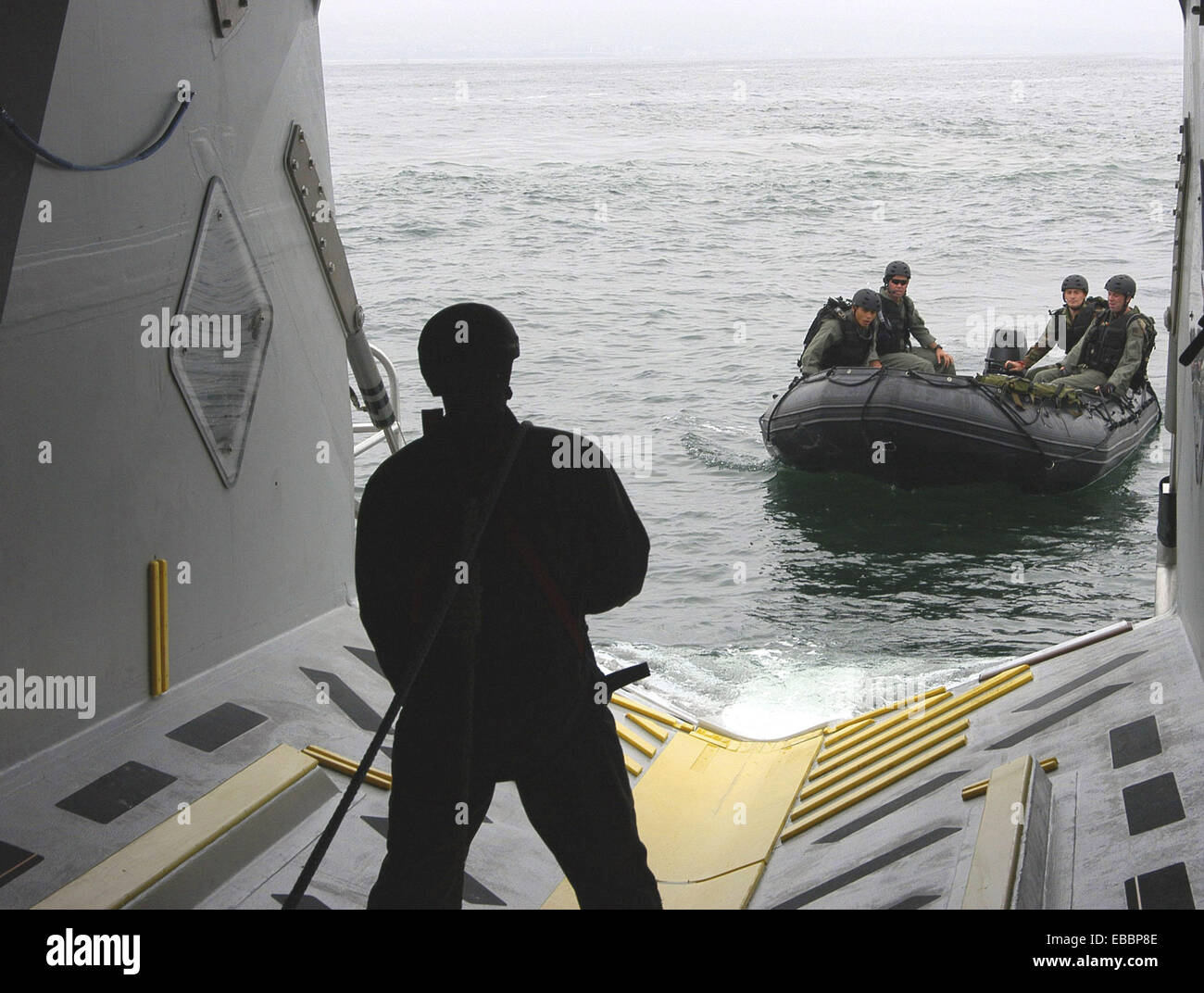 San Diego (May 8, 2006) Sailors assigned to Naval Special Clearance