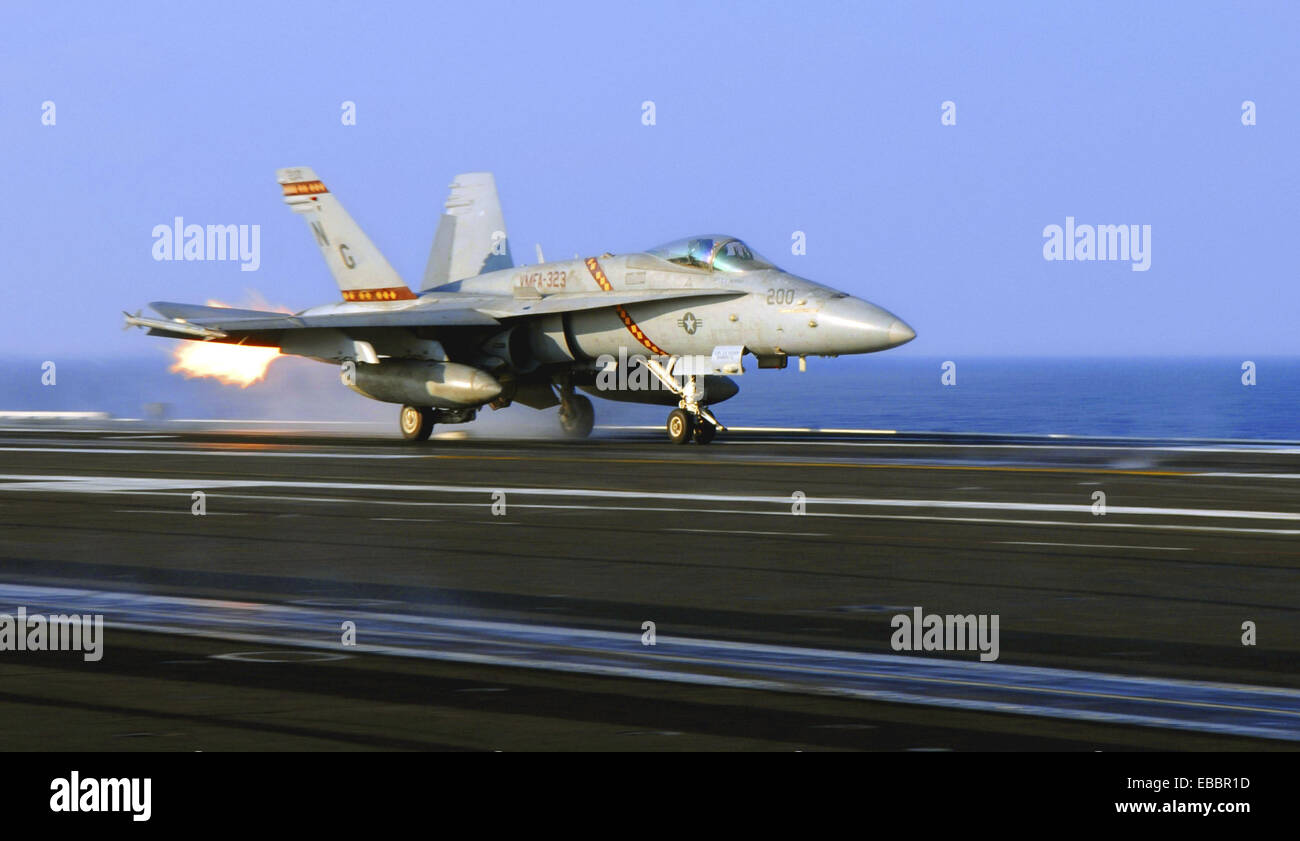 PACIFIC OCEAN (August 2, 2007) - An F/A-18C Hornet from the ´Death ...