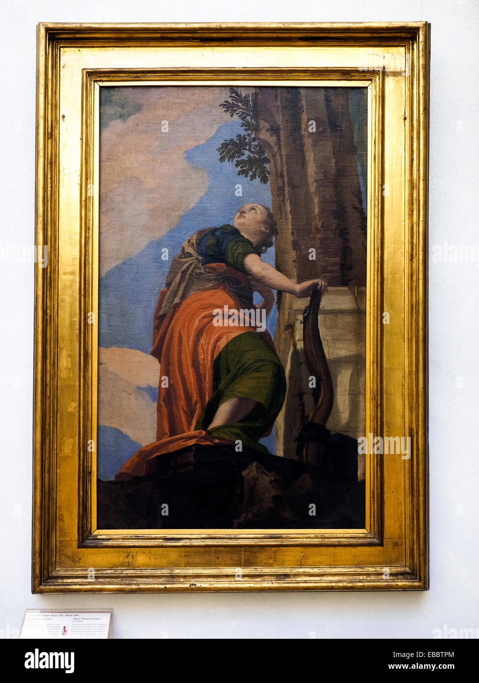 Veronese (Paolo Caliari, Verona 1528 - Venezia 1588) Allegoria dell Buon Governo  (Allegory of Good Government) Oil on Canvas Musei Capitolini - Rome, Italy Stock Photo