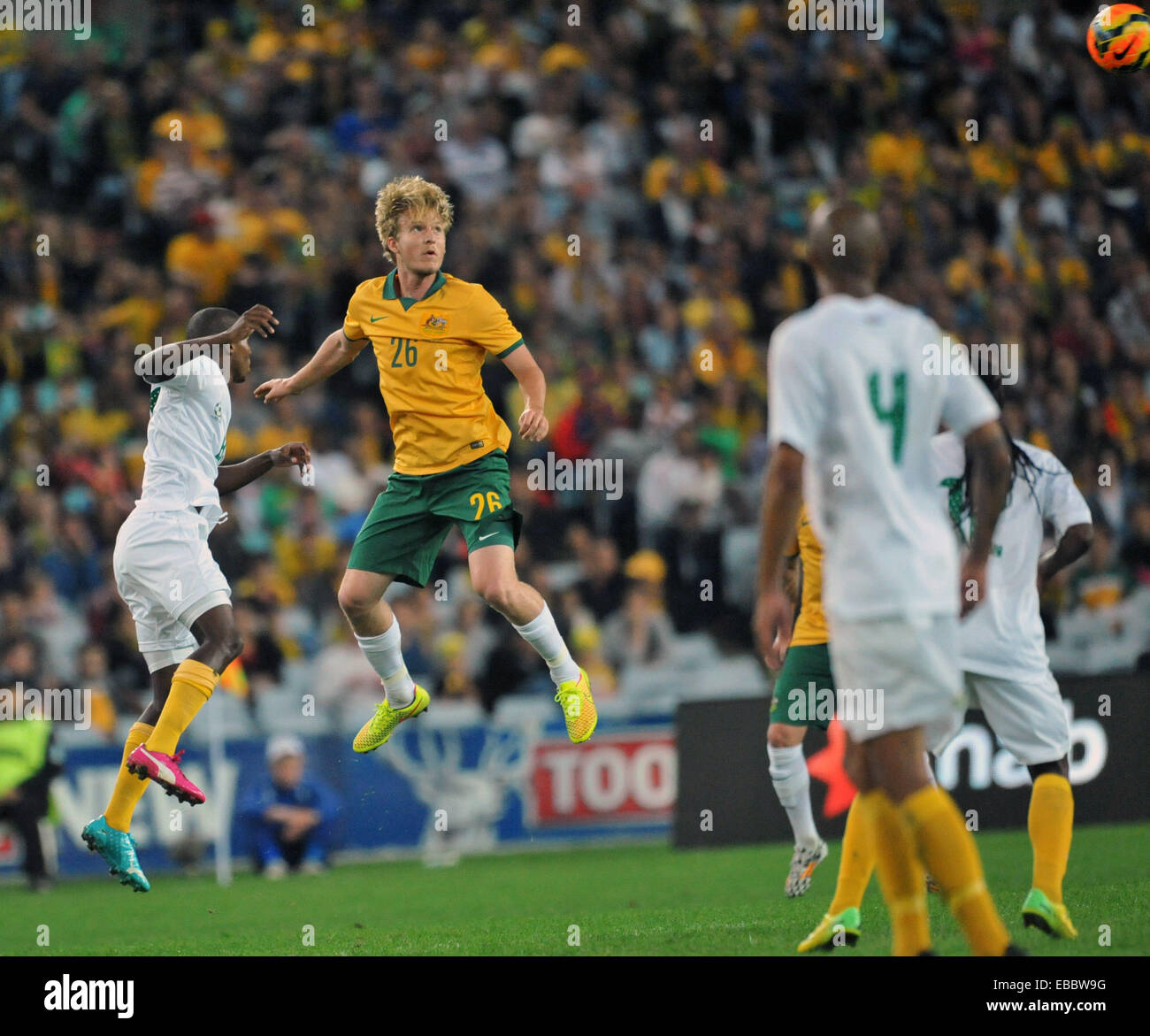 Australia's final game in Australia before the World Cup finals ended